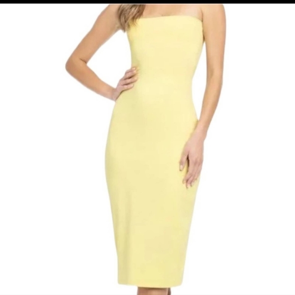 🚨RESERVED🚨NWT SUSANA MONACO ESSENTIAL STRAPLESS DRESS - Picture 2 of 3